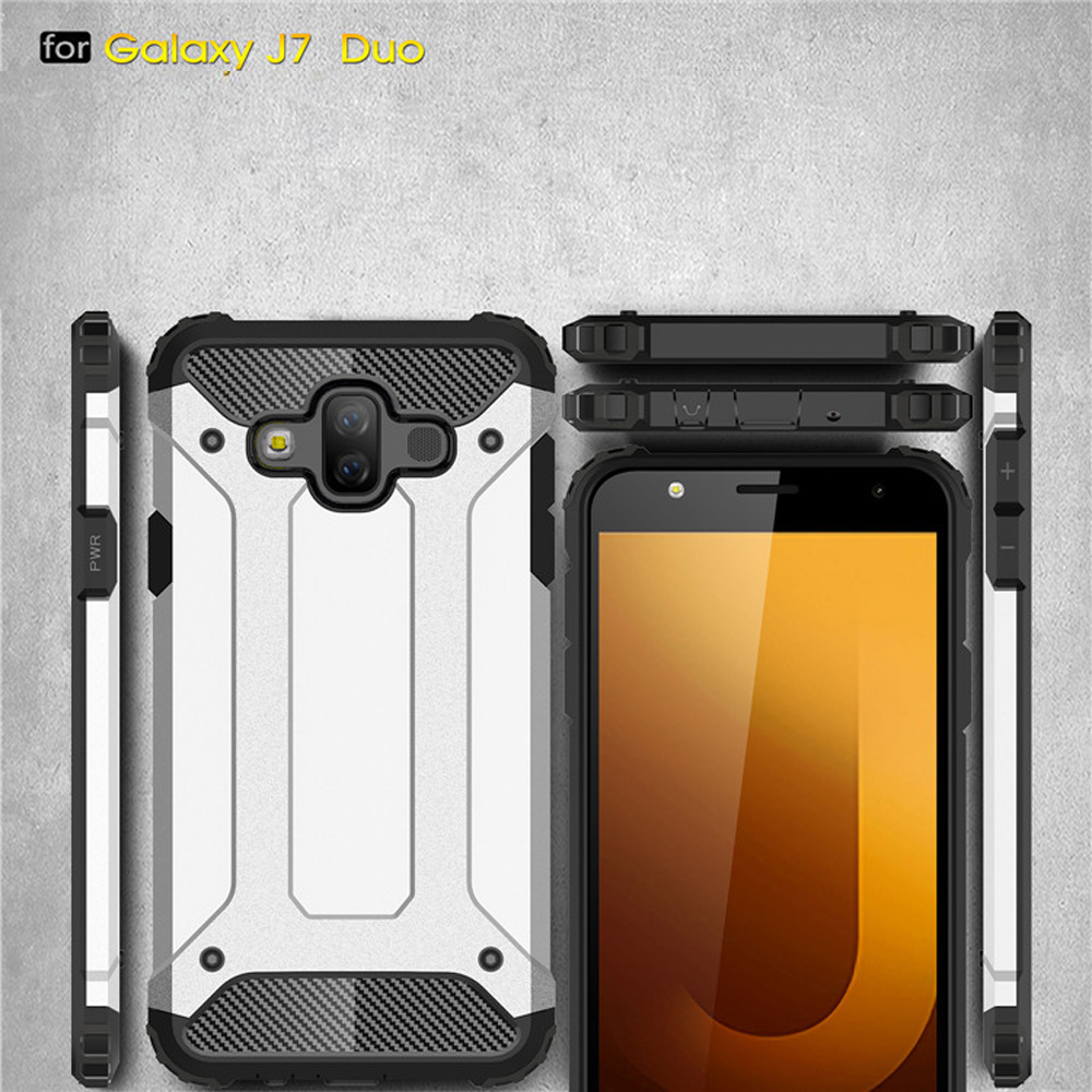 PC+TPU 2in1 shockproof  Armor Hard case For Samsung galaxy J7 DUO