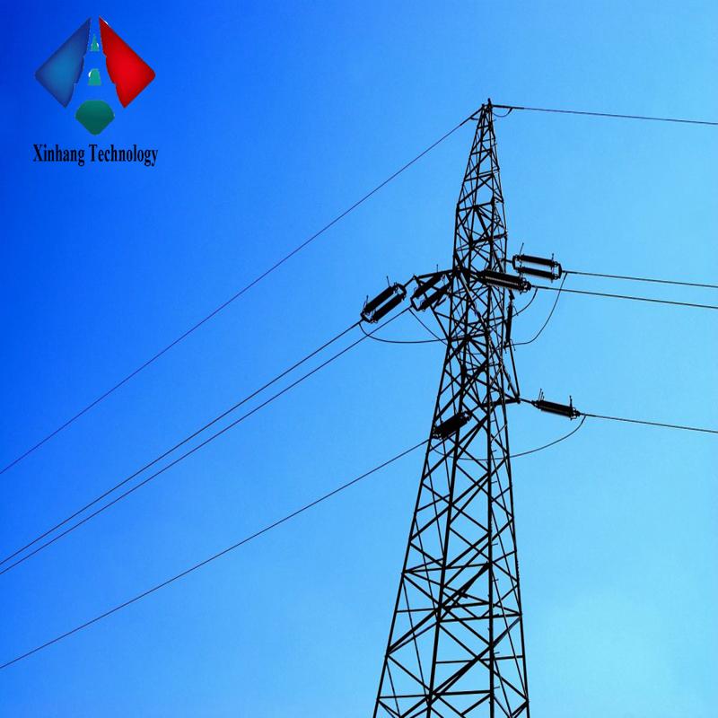 33kv iron tower electrical power tubular steel structure price for 4 legged transmission pylons