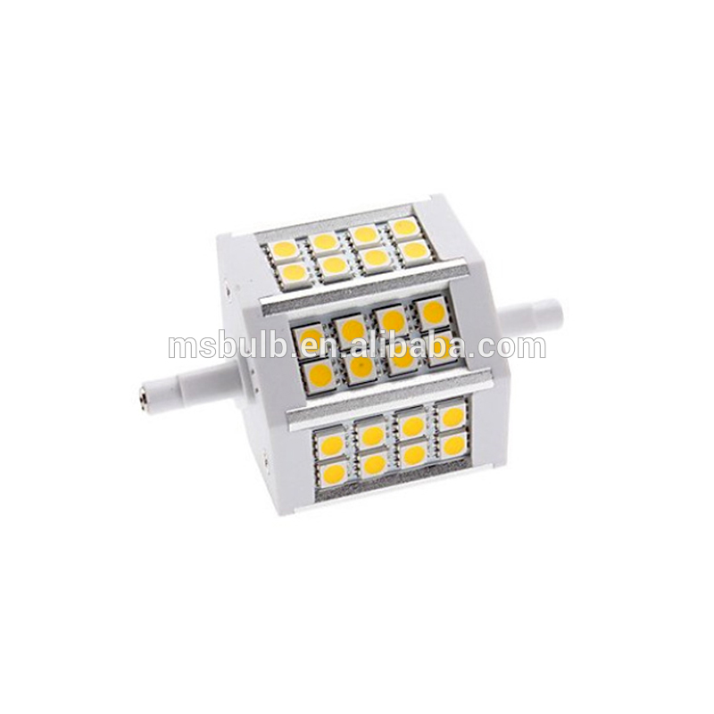 Mingshuai LED bulb R7S LED ceramic flood light 78mm 5050 SMD 5W replace J78 halogen Lamp