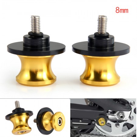 8MM CNC Motorcycle Swingarm Sliders Spools Fit For Suzuki Honda Year all