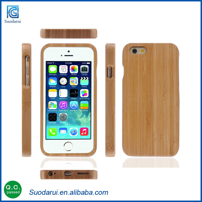 Wood Phone Case For iPhone 6 plus Bamboo Hard Case