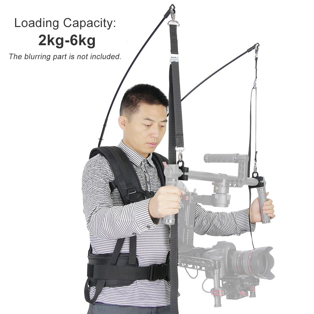 V9 Video DSLR Camera Photography Vest Stabilizer Load Support Kit for DJI Ronin / DJI Ronin-M 3-Axis Handheld Stabilizer