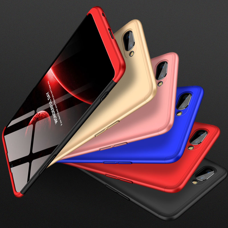 360 Cover case for OPP O Realme C1, Removable 3in1 Hard PC Shield Back Cover Case for OPP O Realme C1 phone cases