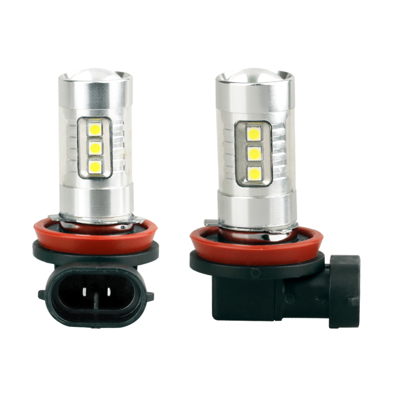 2019 China supply H4 H8/H11-16SMD-3030 auto bulb 10-30v for car motorcycle led fog lights