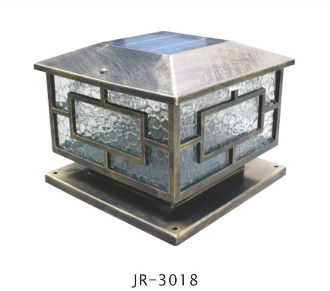 multi colored solar garden lights,solar light garden,solar crack glass garden light(JR-3018)