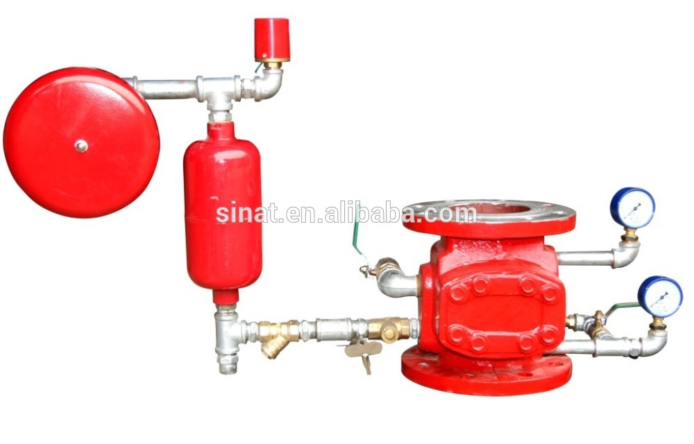 Automatic fire sprinkler system 6 wet alarm check valve