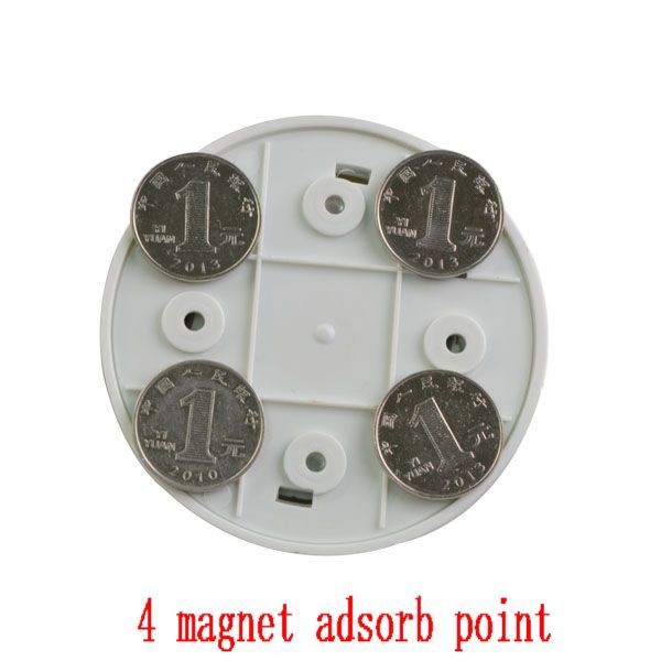 Multicolor Plastic 6 LED Motion Sensor Light With Magnetic For Indoor , Night , Day