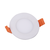White 80lm/w Double Color Cool White+blue New Product Led Recessed Round Panel Light