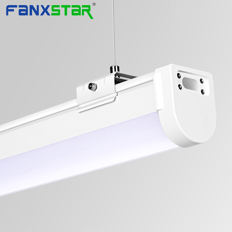 fast installation seamless link 4ft 140Lm/W lumeina led linear light emergency type