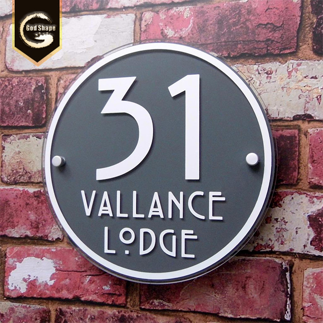 Aluminum Plaque Braille and Tactile Sign Door Name Plate