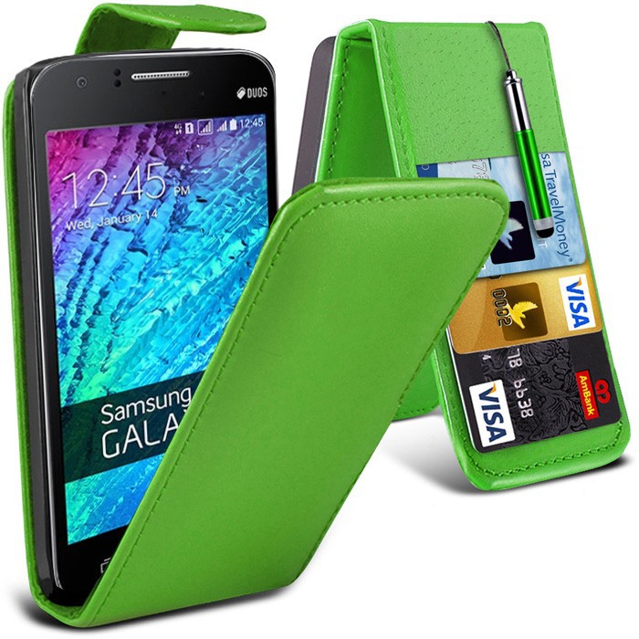 Hot selling For Samsung galaxy J1 Mix Colors Flip Leather Case Cover