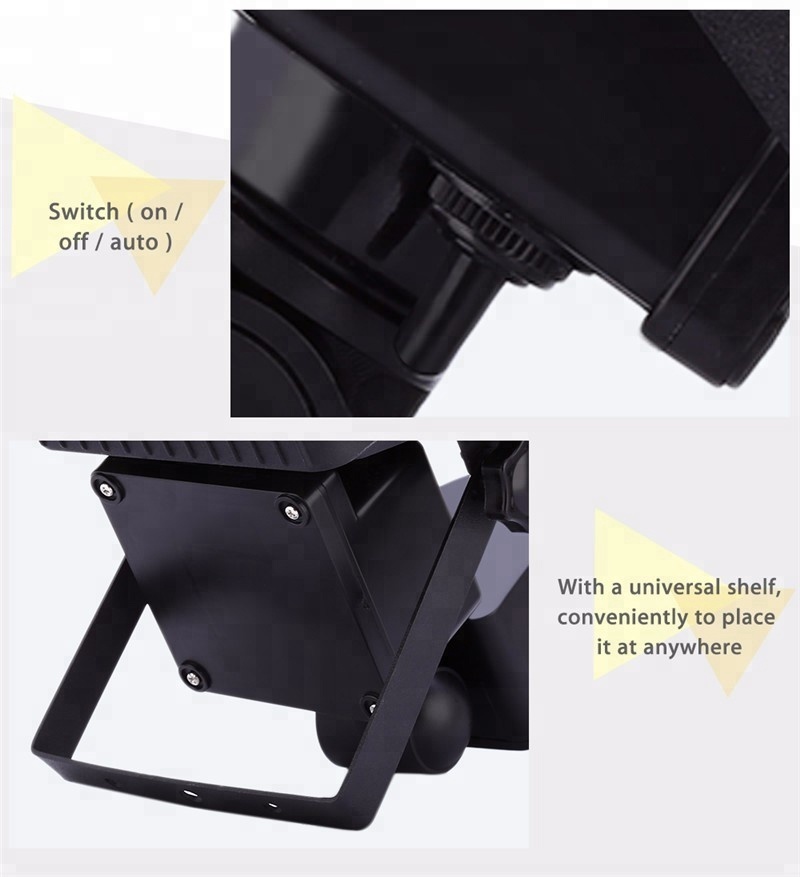 Solar Light LED Flood Security Solar Garden Light with PIR Motion Sensor Wall Lamps Outdoor Emergency Spot Lamp