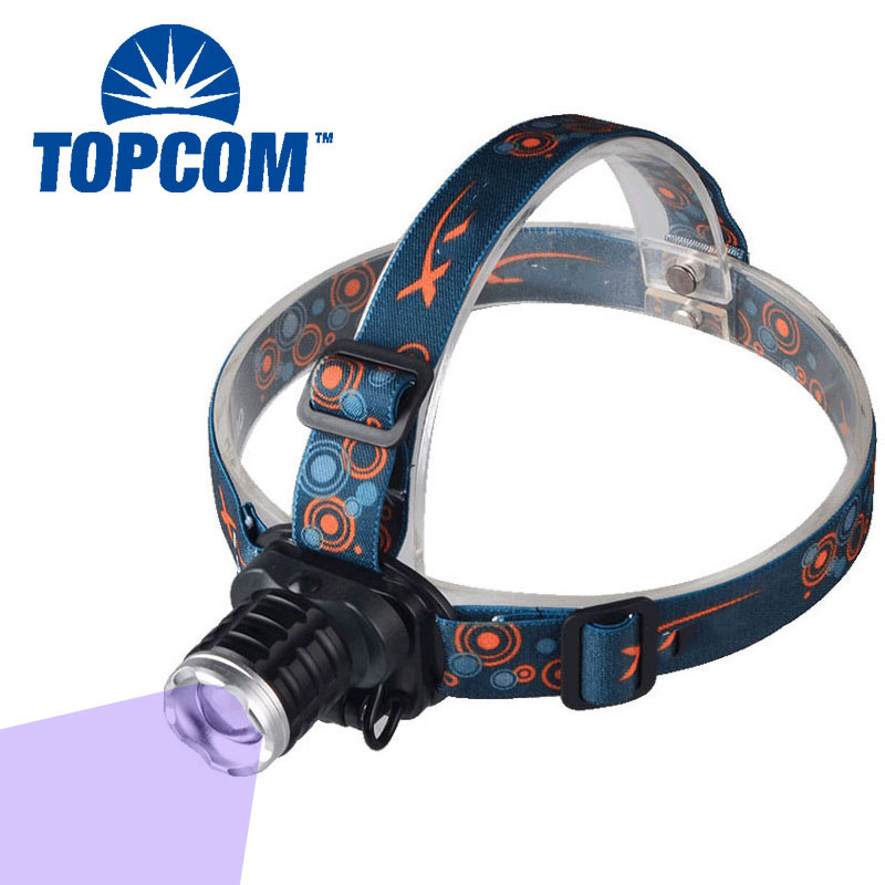 uv headlamp  flashlight led headlamp rechargeable camping headlamp