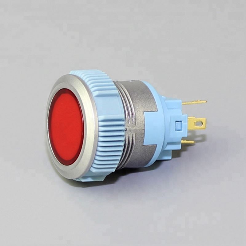 1P1T 6 Pin Bicolor LED IP67 Braille Elevator Push Button