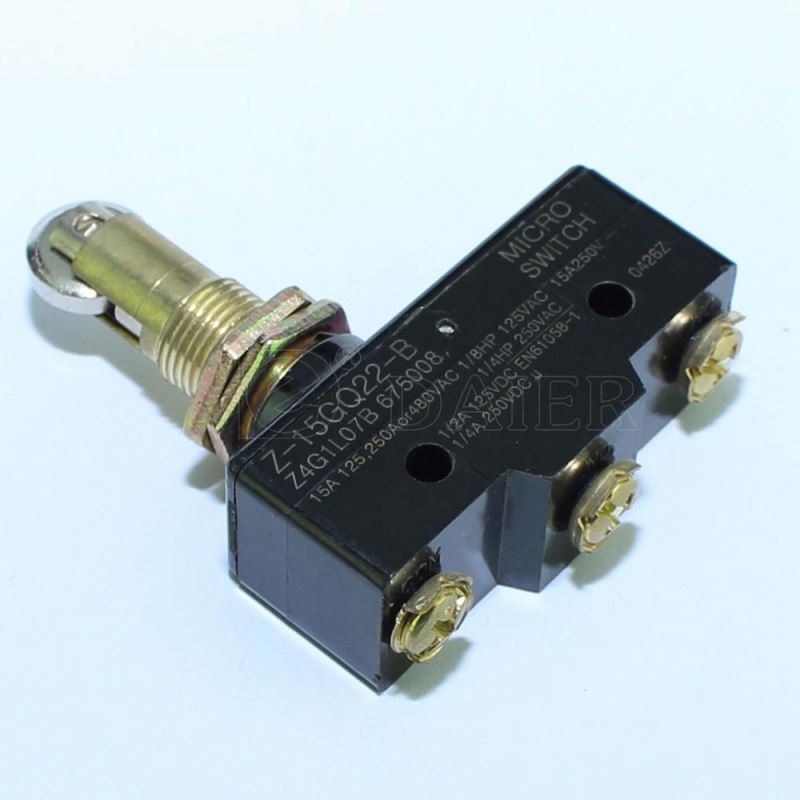 T85 15A 250VAC 3 Pin ON OFF Momentary SPDT Limit Switch With Roller