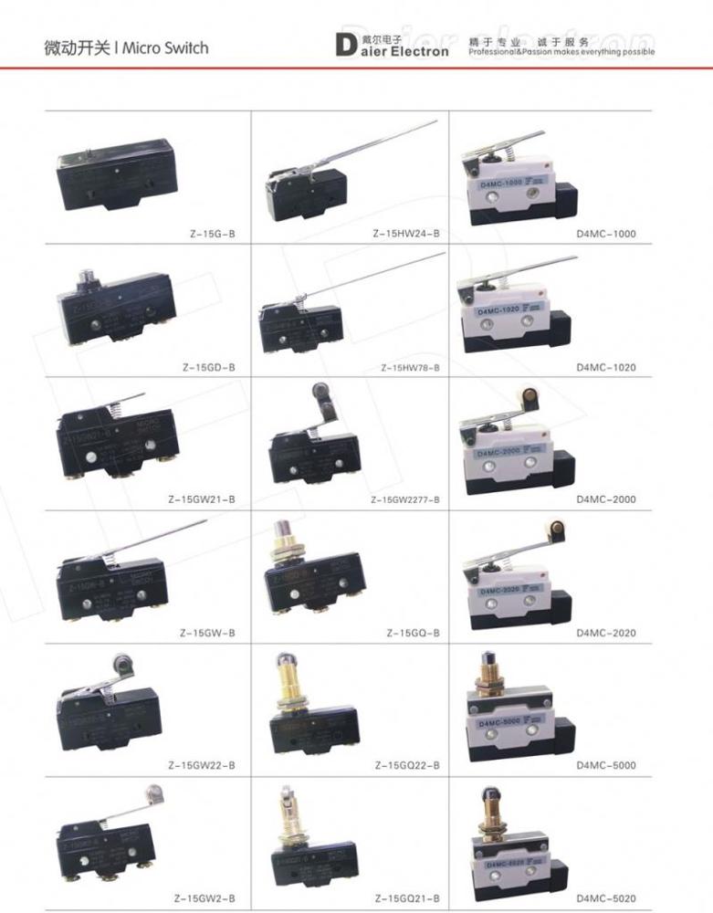 15A SPDT 3 Pin Momentary ON Geared Limit Switch With Screw Terminal