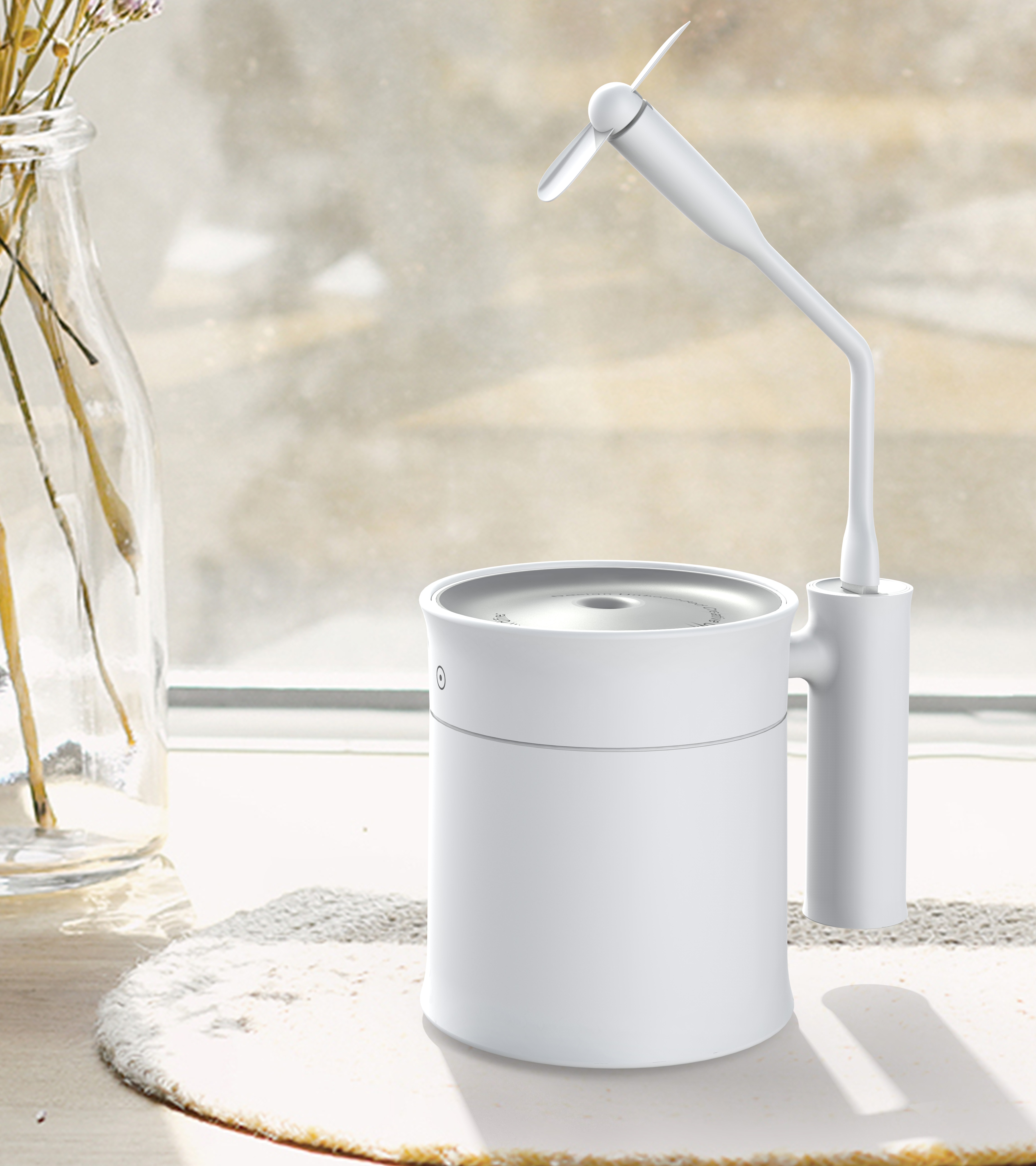 2019 Gift  Ultrasonic Aroma Air Humidifier with Bamboo Tube