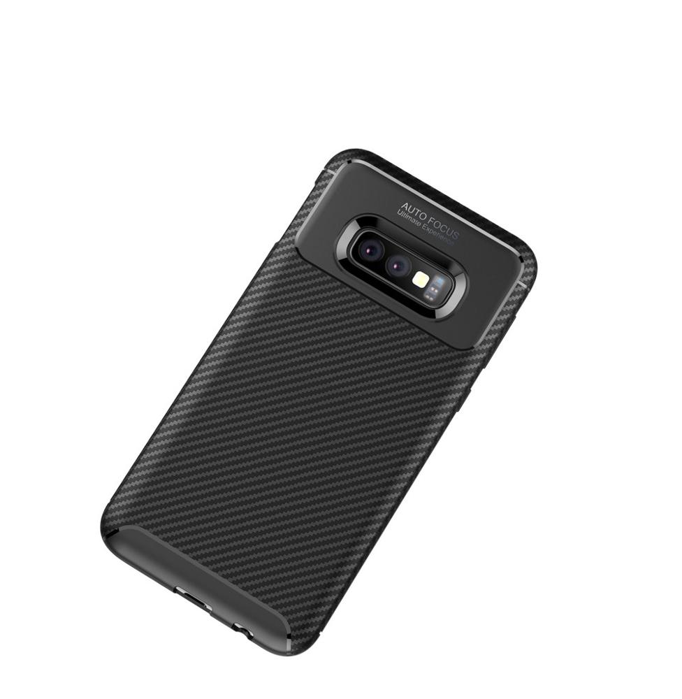 New Premium Shock Protection Carbon Fiber Skin TPU Silicone Case For Samsung galaxy S10 Lite