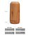 100ml Wood Grain Essential Oil Diffuser Ultrasonic Humidifier with 7 Color LED Lights and Timer