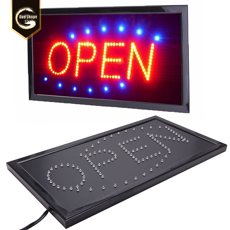 China Godshape custom  Waterproof Led Neon Open 24 hours Sign for shop