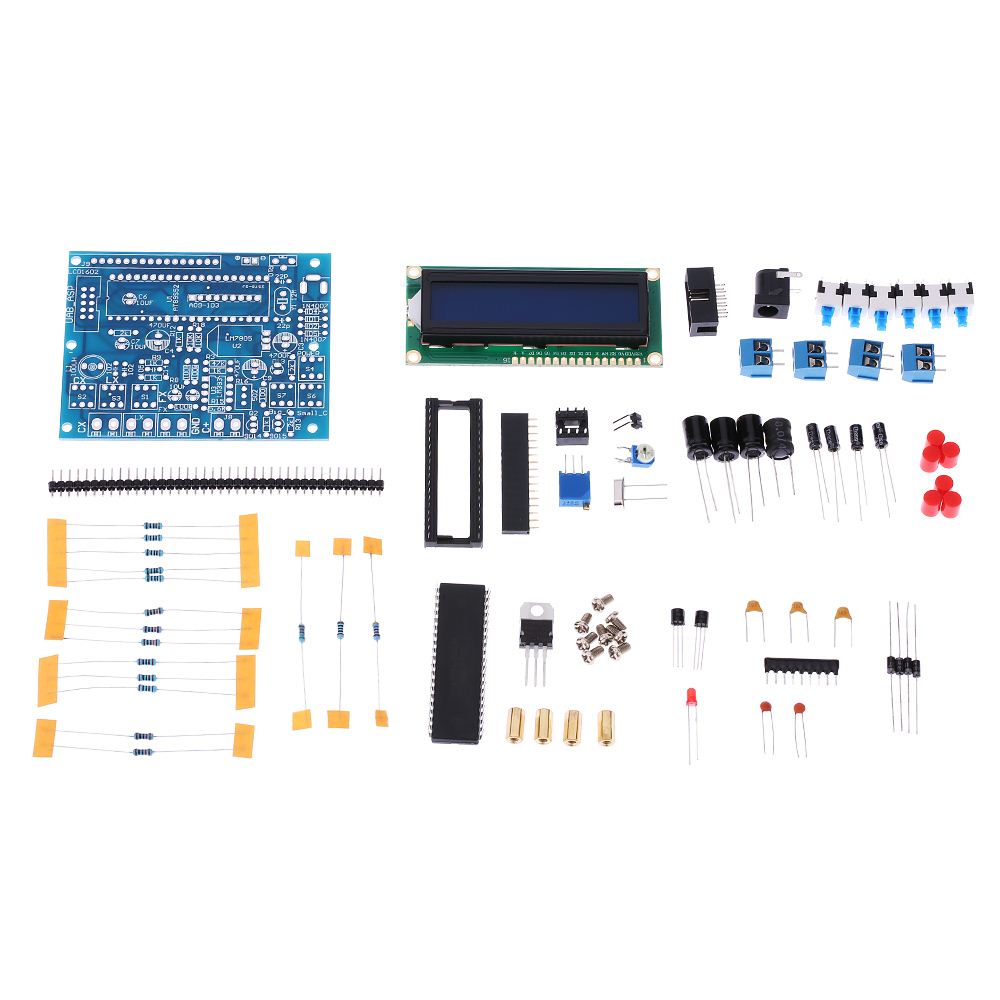 LCD Digital frequency counter Secohmmeter Capacitance Meter DIY Kit Frequency Meter cymometer Inductance Tester frequenzimetro