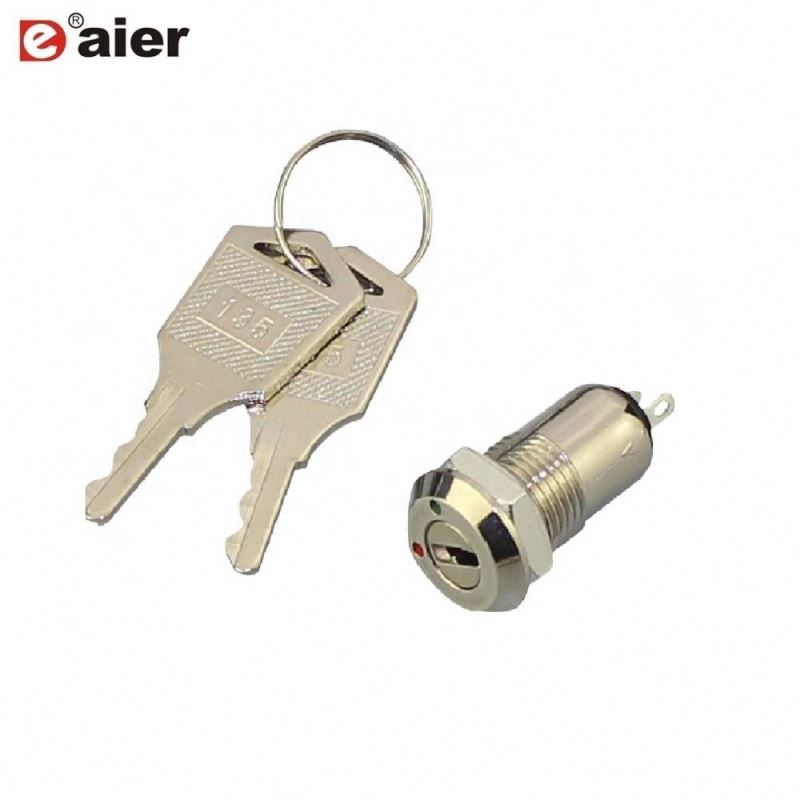 4A 125V 12MM Keyswitch