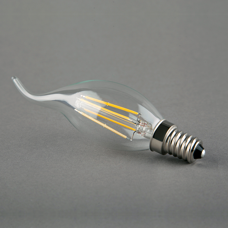 TUV CE approved led  Vintage  lamp LED filament C35 filament light with tail  E14