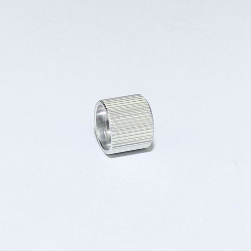 15MMX12.5MM 0.25 Inch Silver Rotary Electronic Control Potentiometer Metal Knob