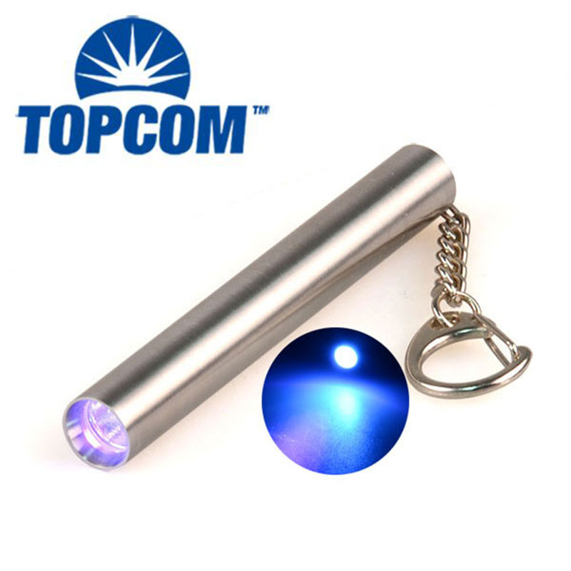 Convenient LED Key Ring Money Detector Blacklight UV Light LED Key Chain