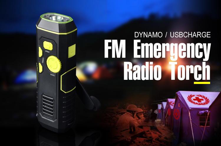 Wholesale Multi Power Hand Crank Multifunction Lantern USB FM Mini Radios With Alarm