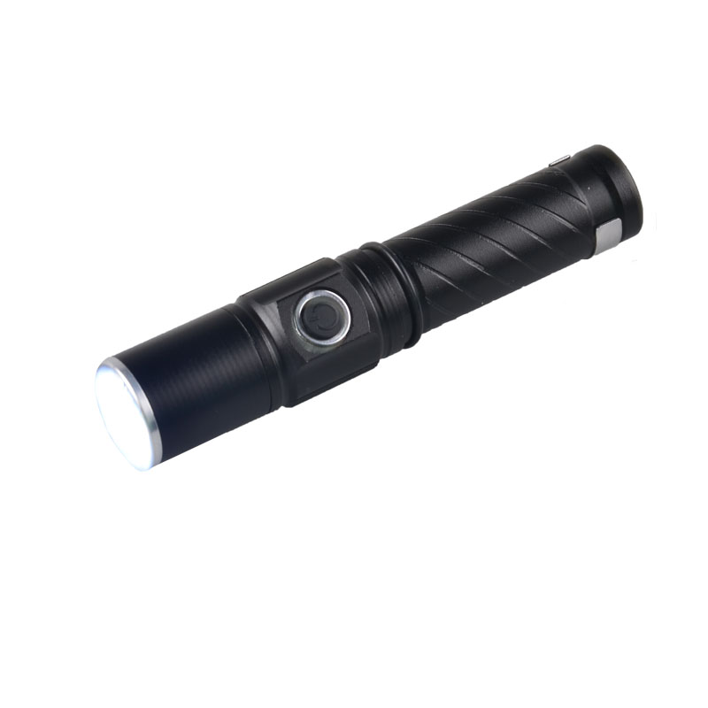 Multifunction LED Flashlight USB Tactical Zoom Dimmer LED Magnetic Flashlight