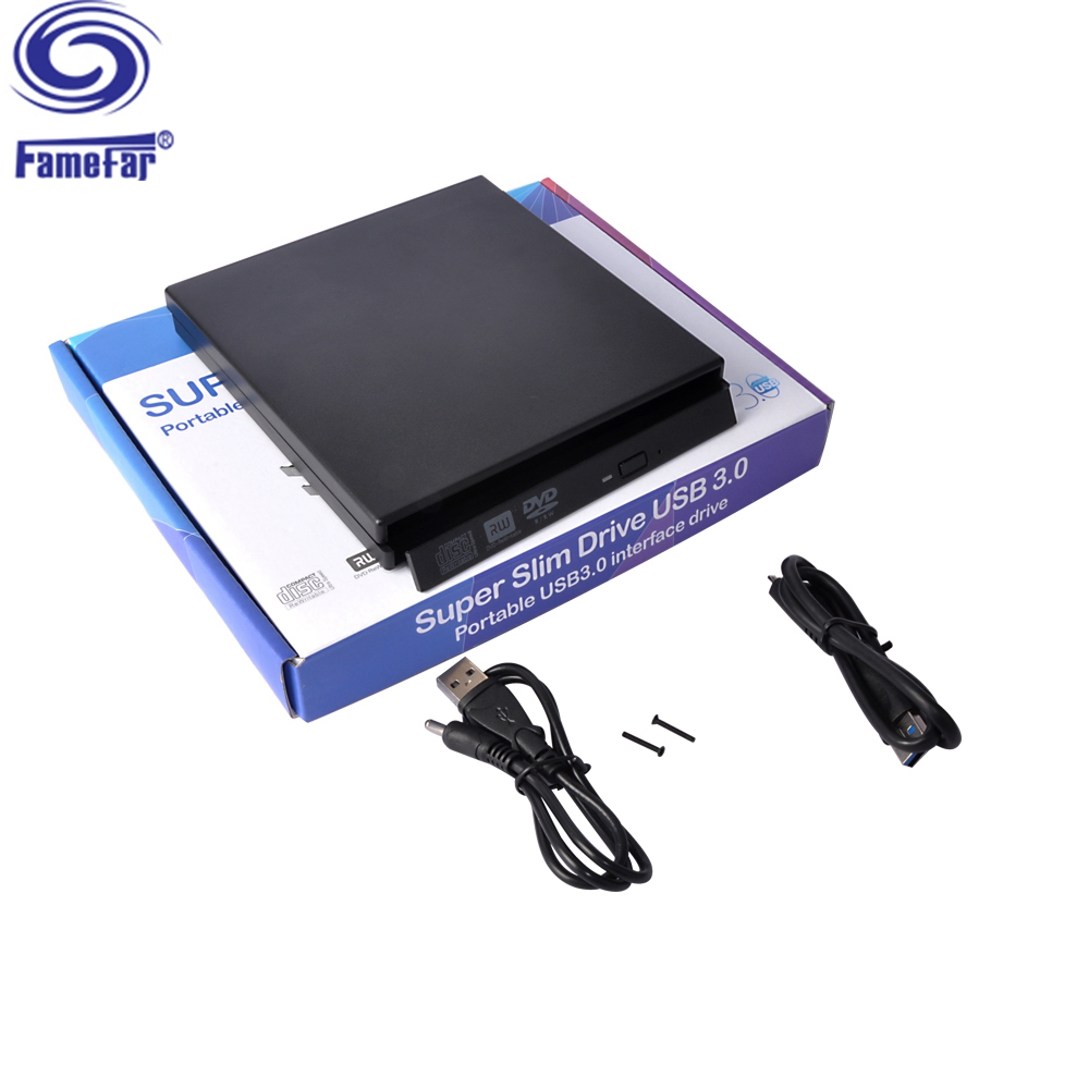 Factory Selling External USB dvd burners for sale RW CD Writer Slim Optical Drive