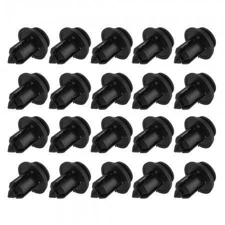 White Plastic Car Door Trim Panel Retainer Clip Fastener Set for Honda Acura