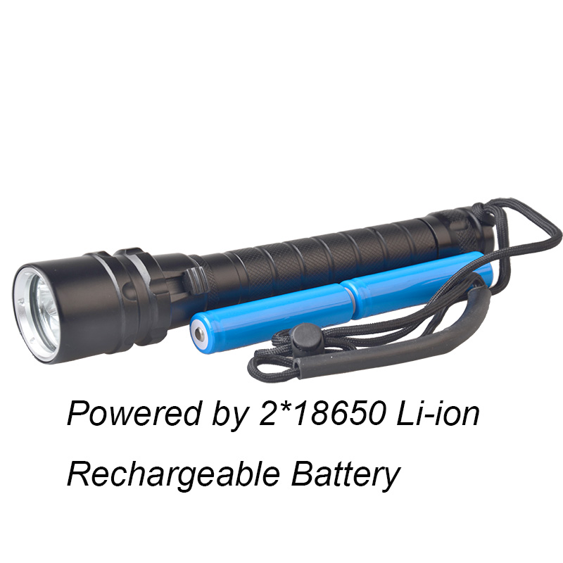 LED Diving Flashlight Torch Lamp Waterproof flashlight