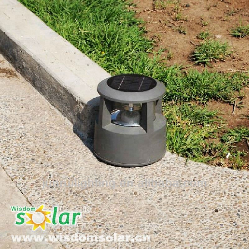 Factory price garden bollard light high lumens solar led floor standing lamp outdoor