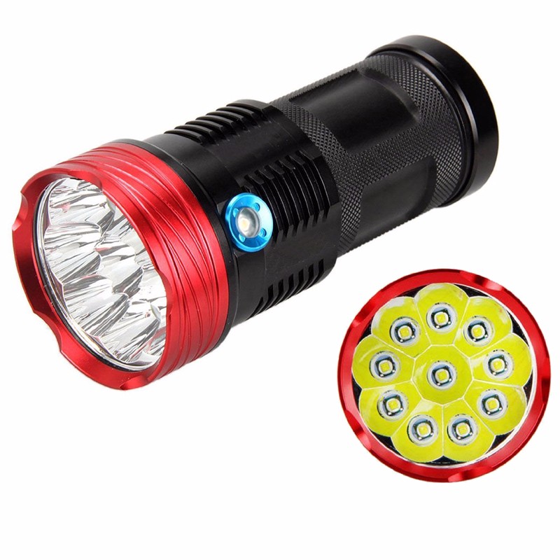 High Quality LED Torch Light 18650 Battery Rechargeable Hunting Flashlight With Lanyard