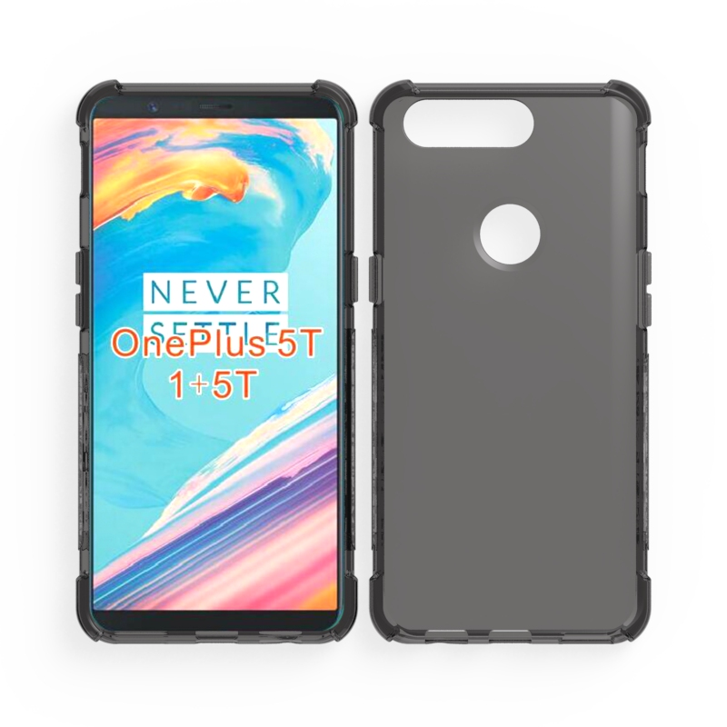 2017 New Transparent Shockproof Tpu case for Oneplus 5t clear soft cover case for Oneplus 5t