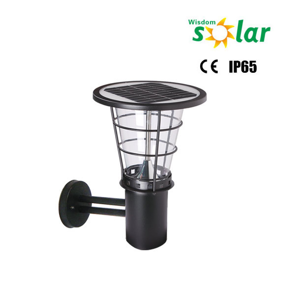 Nice new CE outdoor pillar lighting solar LED wall light(JR-2602-B)