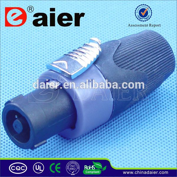 4pin PowerCON speakon speaker wire connector