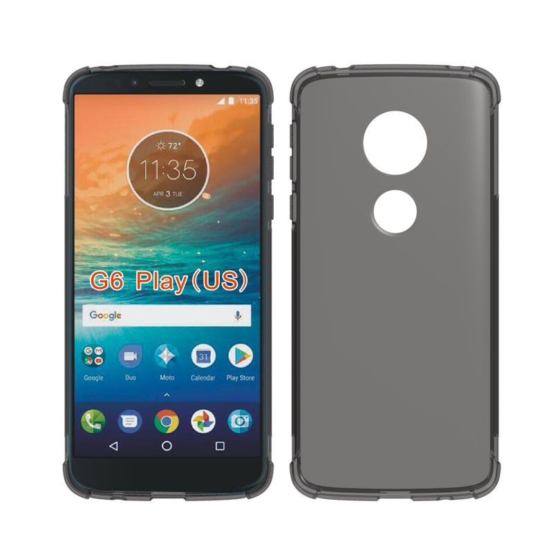 Transparent Shockproof soft Tpu cover case For Motorola Moto G6 Play