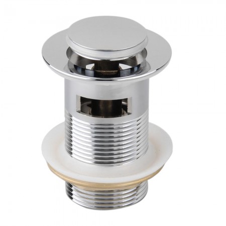 8CM Brass Pop-up Water Drain Chrome Finish Model
