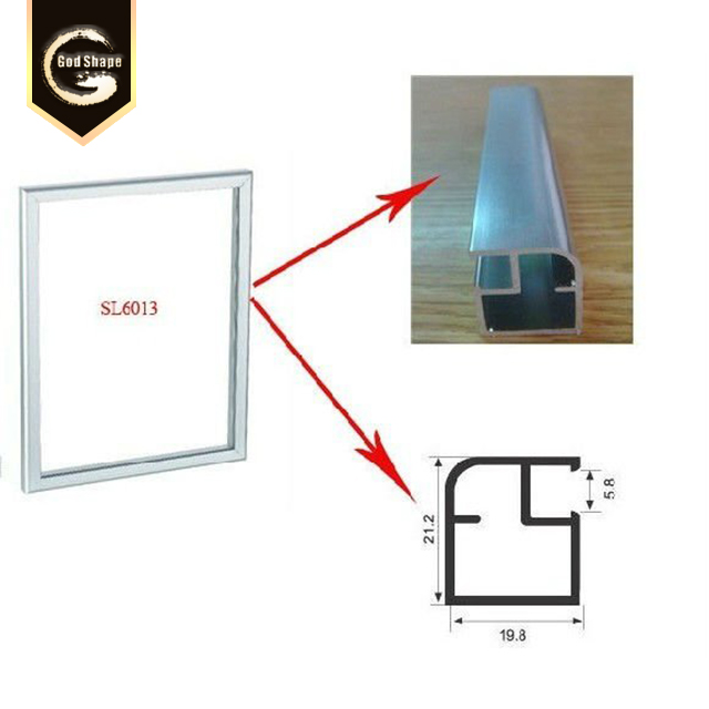 Aluminium Alloy Extrusion Profiles Light Box Frame
