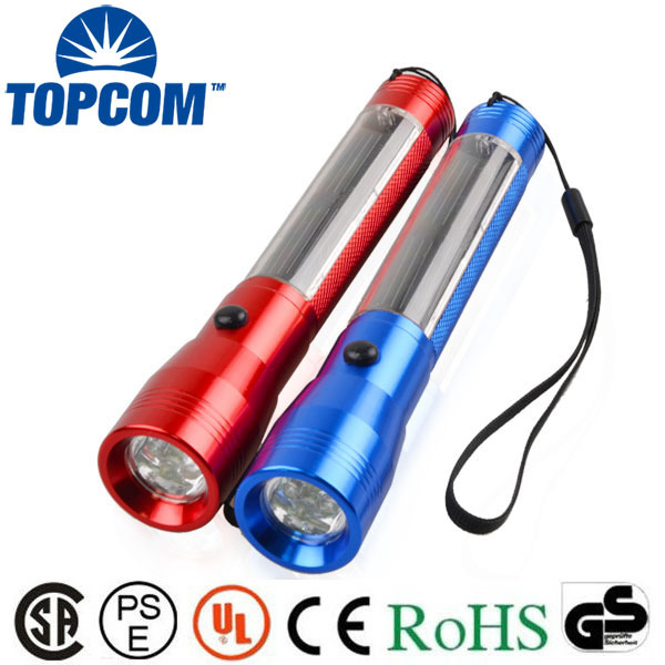 4 LED Solar Rechargeable LED Flash Light Torch Light