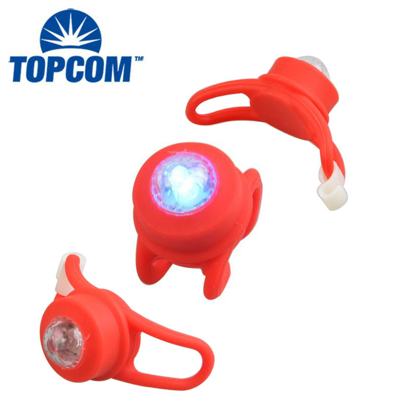 Bicycle Accessories Silicone LED Bicycle Light LED Bike Front/Tail Light