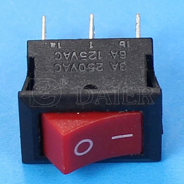 6A 125VAC SPDT 3PIN ON ON 120 Volt Rocker Switch