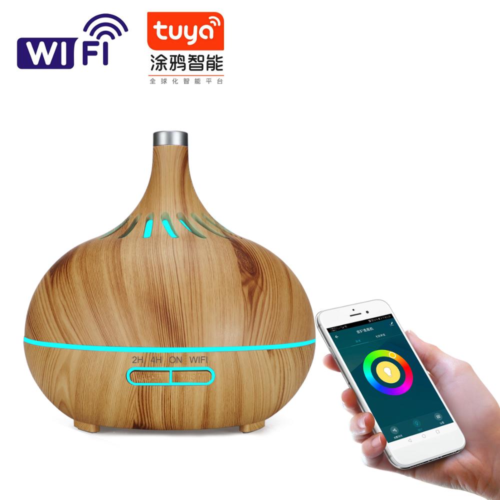 Smart Wifi Wireless Essential Oil Aromatherapy Diffuser  With Alexa & Google Home and Phone App & Voice Control