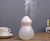 USB Ultrasonic Cool Mist Humidifier, 400ml Gourd Mini Cute Air Humidifier with 7 Color Gradual Change Night Light