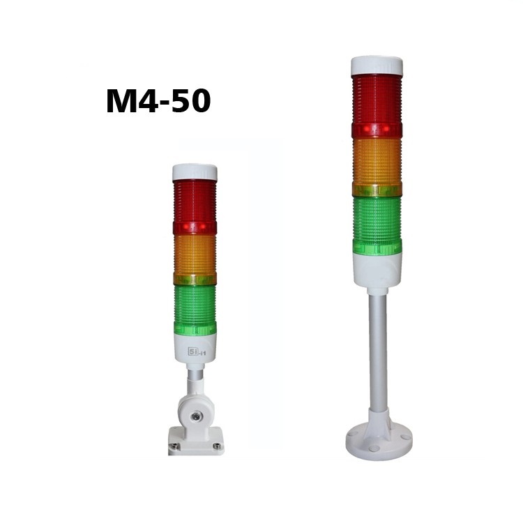 ONN-M4-50 220vac/12v/24v tri colors led warning lights with buzzer