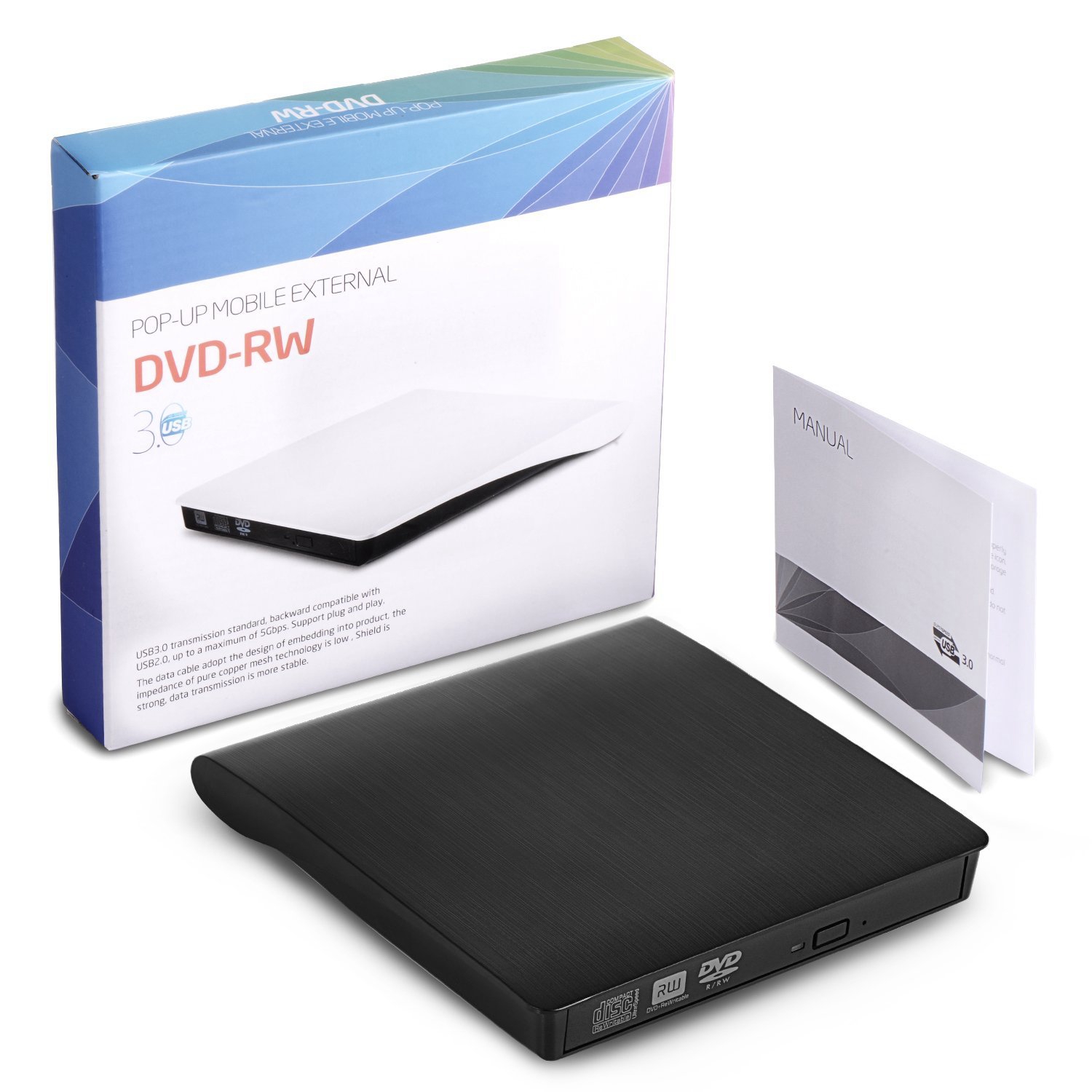 Laptop Portable USB 2.0 DVD/CD Rewritable Driver and Inside model:DS-8A4S