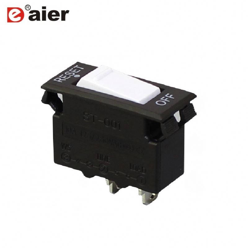 ST-001S-101 3~20A 125/250VAC/32VDC 2 Short Pin Mini Circuit Breaker Overload Switch